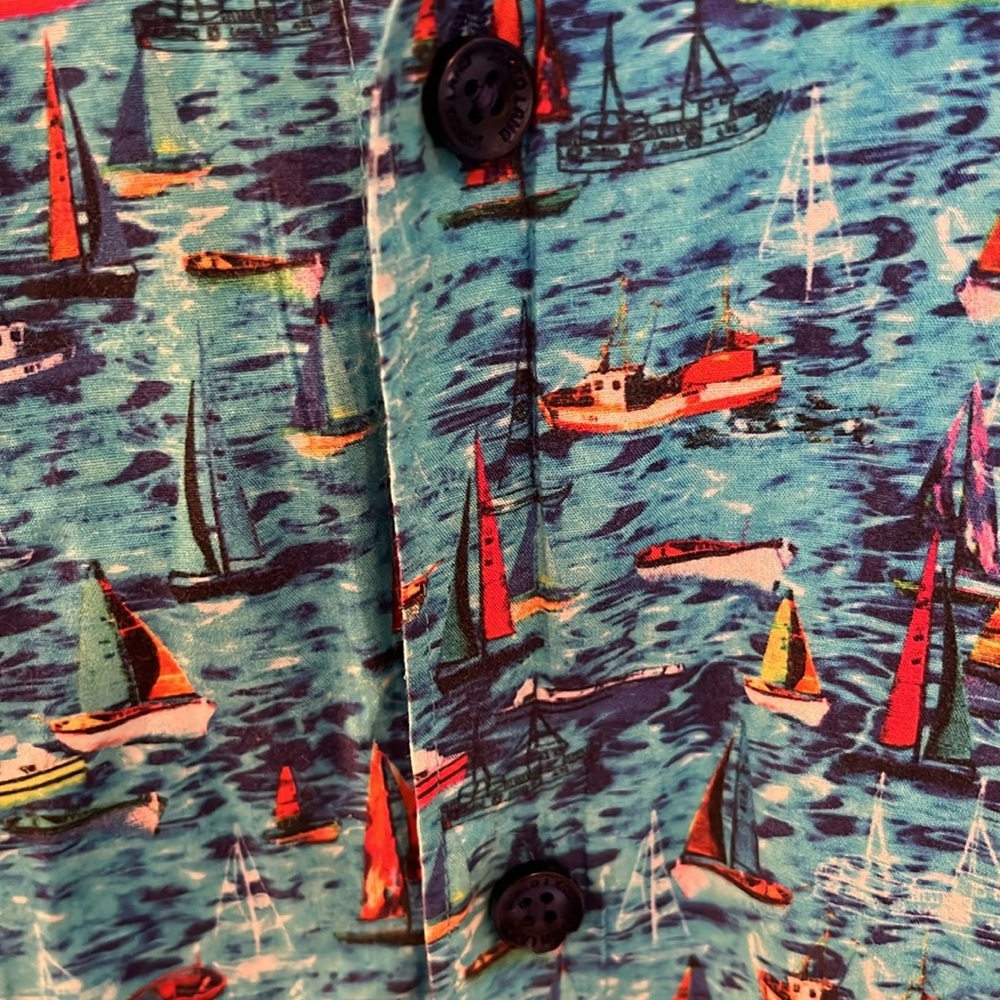 Jared Lang Sailboat Button Down Shirt - Picture 3 of 7